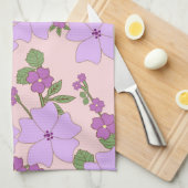 Paardenbloemen, bloempatroon, patroon van bloemen theedoek (Quarter Fold)