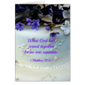 Paardenbloemen bruiloft met Bijbelvers (Voorkant)