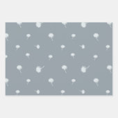 Paardenbloemen cadeauverpakking set inpakpapier vel (Voorkant 2)