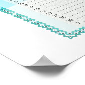 Paardenbloemen Eeuwige Kalender Poster (Hoek)