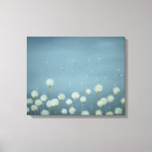 paardenbloemen gaan zaaien - muur hangen!!! canvas afdruk (Voorkant)