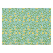 Paardenbloemen, groen, geel en blauw tafelkleed (Voorkant (Horizontaal))