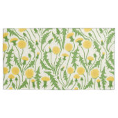 Paardenbloemen, groen, geel en wit kussensloop (Voorkant-Links)