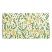 Paardenbloemen, groen, geel en wit kussensloop (Achterkant-Links)