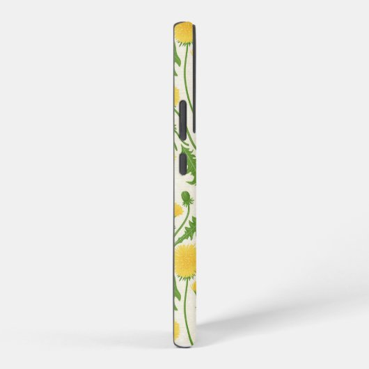 Paardenbloemen, groen, geel en wit samsung galaxy hoesje (Rechterkant)