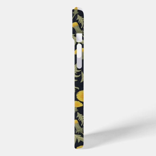 Paardenbloemen, groen, geel en zwart Case-Mate iPhone case (Achterkant / Links)