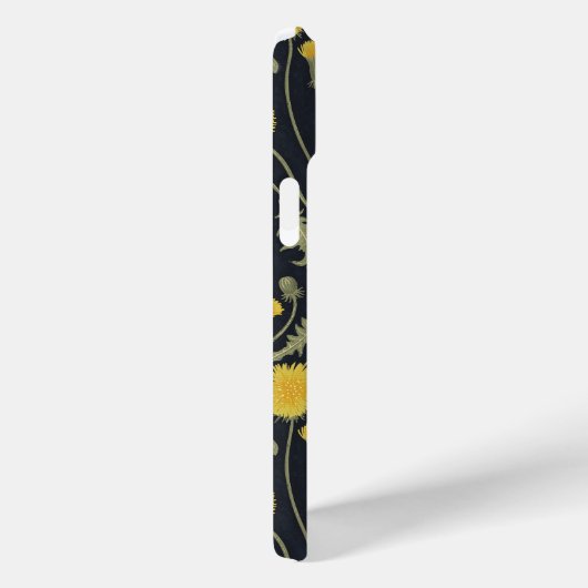 Paardenbloemen, groen, geel en zwart Case-Mate iPhone case (Achterkant / Rechts)