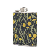 Paardenbloemen, groen, geel en zwart heupfles (Links)