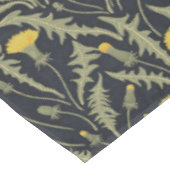 Paardenbloemen, groen, geel en zwart tafelkleed (Gekanteld)