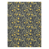 Paardenbloemen, groen, geel en zwart tafelkleed (Voorkant)