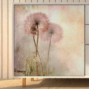 Paardenbloemen in de namiddag Decoupage Tissuepapier