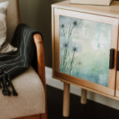 Paardenbloemen in een Blue Haze Decoupage Tissuepapier