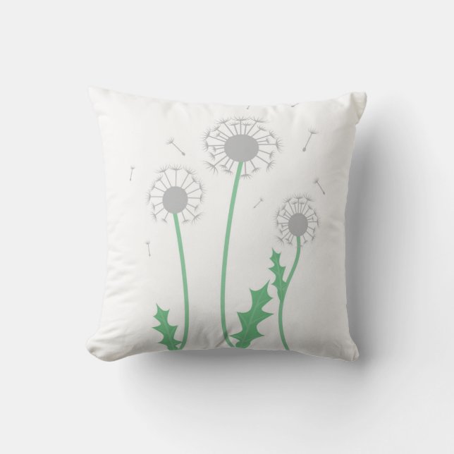 Paardenbloemen Kussen (Voorkant)
