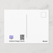 Paardenbloemen & Madeliefjes Grasveld Verjaardagsa Briefkaart (Achterkant)