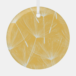  paardenbloemen: naadloos patroon glas ornament