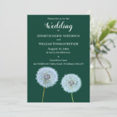 Paardenbloemen Paardenbloem klokken Donkergroene b Kaart (Staand voorkant)