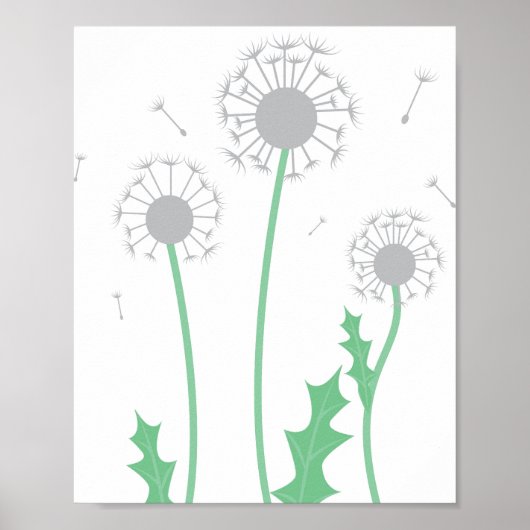 Paardenbloemen Poster (Voorkant)