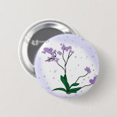 Paardenbloemen Ronde Button 5,7 Cm (Voorkant /achterkant)