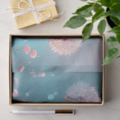 Paardenbloemen Roze Blauw Decoupage Tissuepapier (Geschenk)