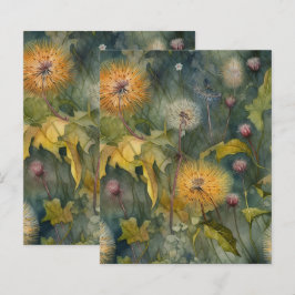 Paardenbloemen Scrapbook Papier