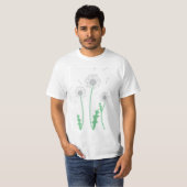 Paardenbloemen T-shirt (Voorkant volledig)
