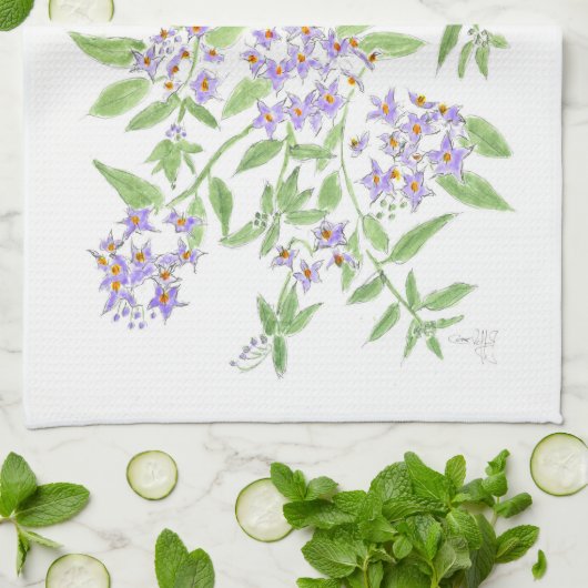 Paardenbloemen Theedoek (Gevouwen)