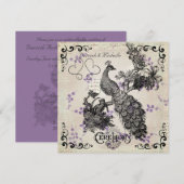 Paardenbloemen  uitnodiging tot huwelijk (Voorkant / Achterkant)