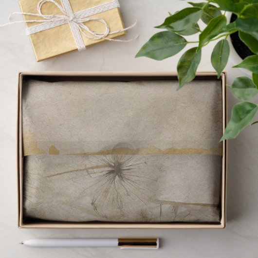 Paardenbloemen Watten in de Breeze Decoupage Tissuepapier (Geschenk)