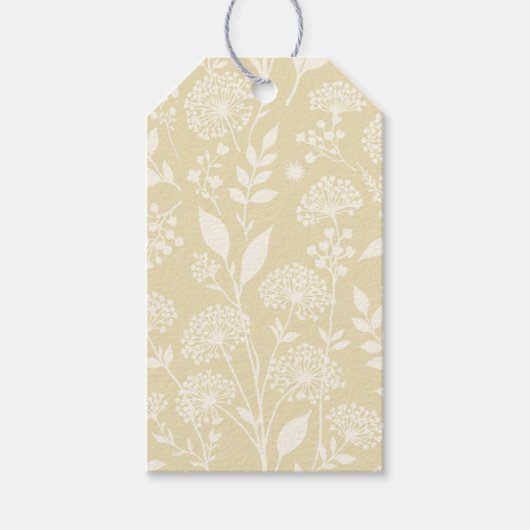 Paardenbloemwei Neutraal - Gouden Tarwe Cadeaulabel (Voorkant)