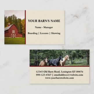 Paardenboarding Barn - Equestrisch Visitekaartje