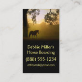 Paardenboarding Stapels Visitekaartje (Voorkant)