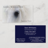 PaardenBoerderij Equestrian Trainer Horseback Ridi Visitekaartje (Voorkant / Achterkant)