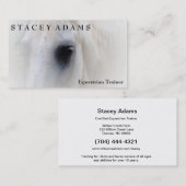 PaardenBoerderij Equestrian Trainer Horseback Ridi Visitekaartje (Voorkant / Achterkant)