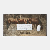 PaardenBoerderij  Land Rustisch Western Bureaumat (Keyboard & Muis)