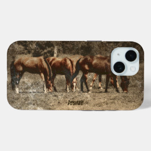 PaardenBoerderij  Land Rustisch Western iPhone 15 Case