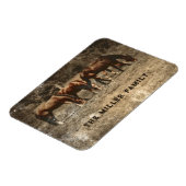 PaardenBoerderij Land Rustisch Western Magneet (Linkerzijde)