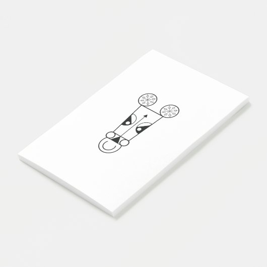 Paardenbord Post-it® Notes (Schuin)