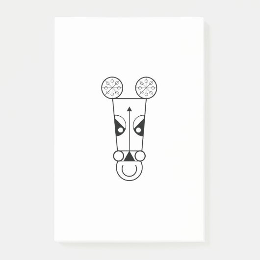 Paardenbord Post-it® Notes (Voorkant)