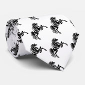 Paardenbroncos mustangs op elk kleurig Stropdas (Opgerold)