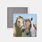 Paardenbruid en paardenbruin magneet (Voorkant / Achterkant)