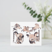 PaardenBruin Briefkaart (Staand voorkant)