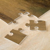 paardenbruine paardenpestschilders legpuzzel (Zijkant)