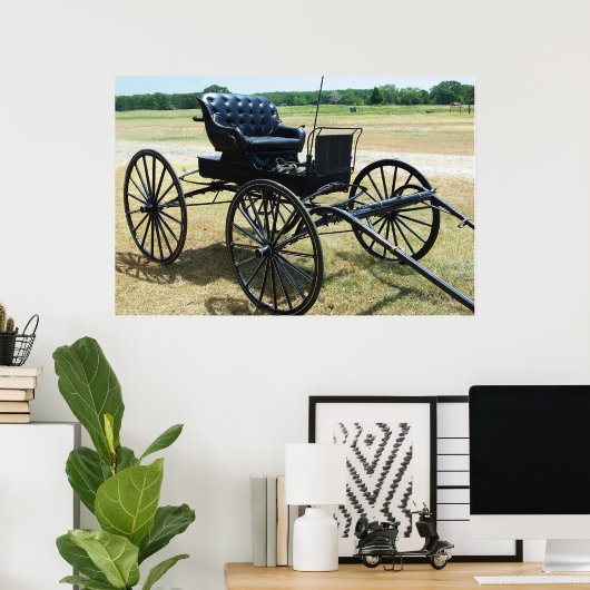 Paardenbuggy van Doctor Poster (Thuiskantoor)