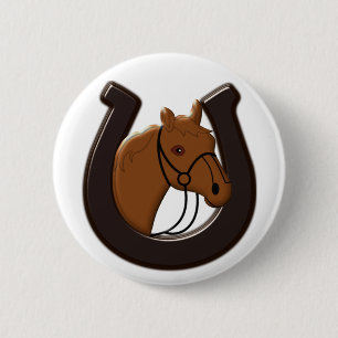 PaardenButton Ronde Button 5,7 Cm