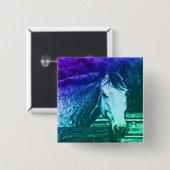 PaardenButton Vierkante Button 5,1 Cm (Voorkant /achterkant)