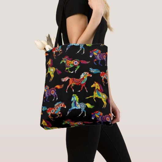 Paardencanvas Canvas tas (Dichtbij)