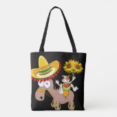 PaardenCanvas tas (Achterkant)