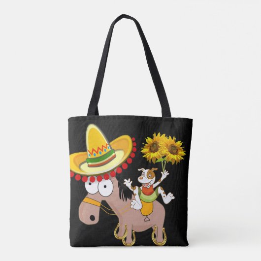 PaardenCanvas tas (Achterkant)