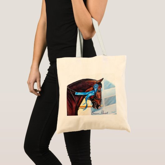 PaardenCanvas tas - Brave Heart (Voorkant (product))