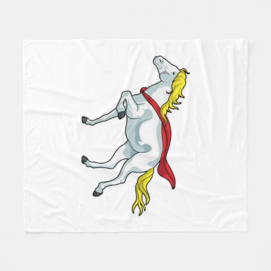 Paardencape Fleece Deken (Voorkant (Horizontaal))